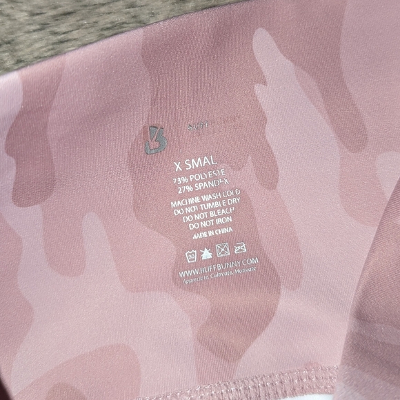 BuffBunny Eclipse Pink Camo Leggings Women's XS - Picture 6 of 8
